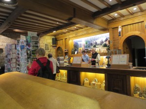 Orval Brewery - Gift shop at Orval Abbey.