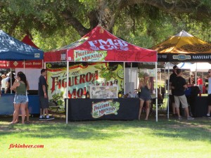 Most breweries had a 10' x 10' open tent.