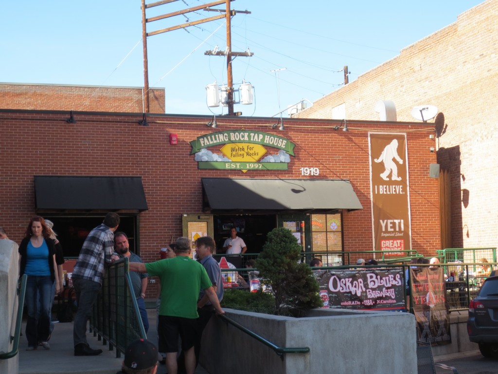 Falling Rock Tap House is a key stop for premier brewery events during the Denver Beer Fest and GABF.