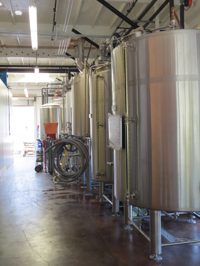 Watch the brewery in operation while you enjoy a beer.