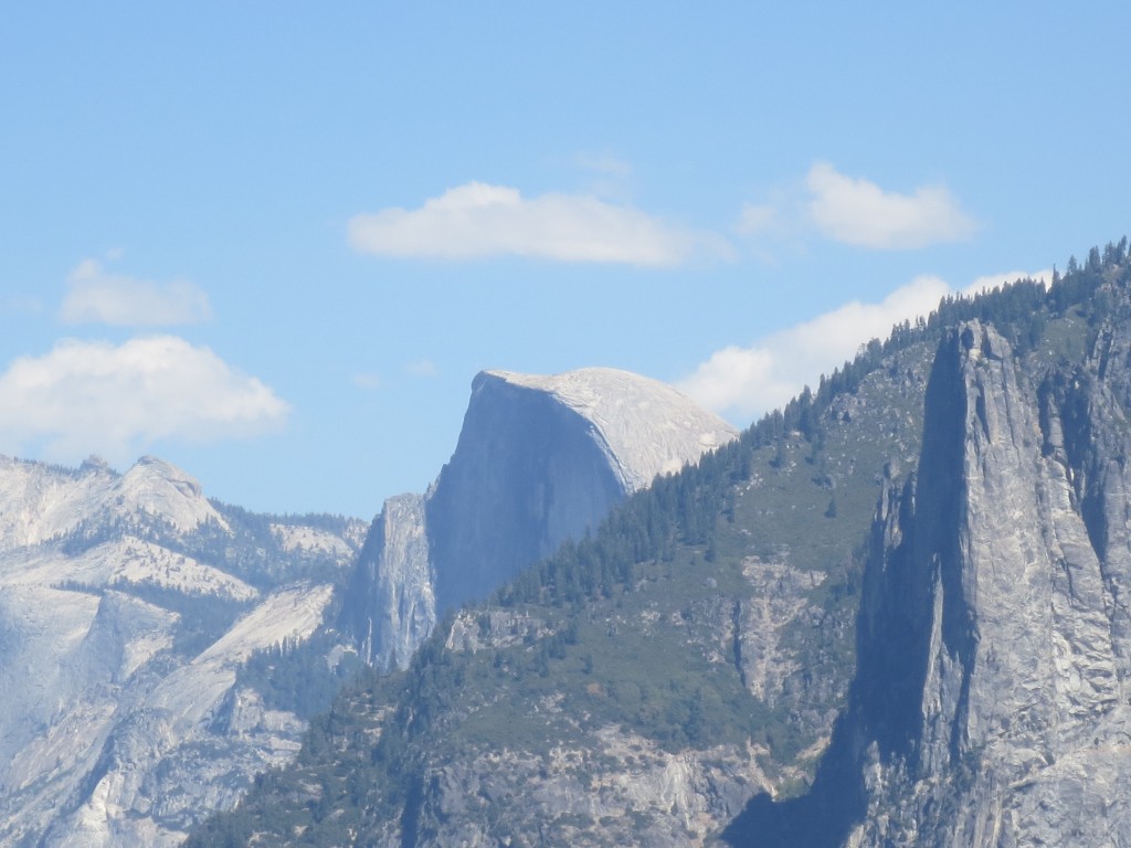 Later during the same day we visited, hikers on Half Dome had to be evacuated by helicopter due to a park fire.