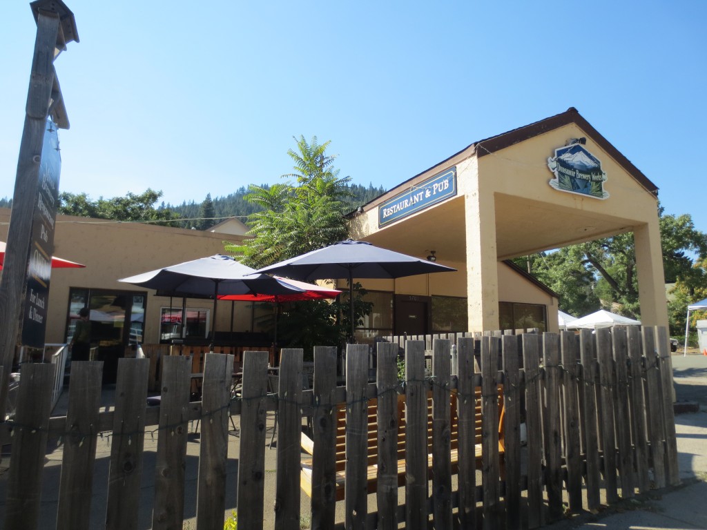 Dunsmuir Brewery Works is open for lunch and dinner during the summer.