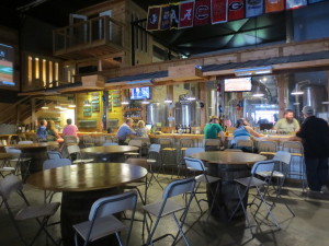 Nantahala's Tap Room is spacious.