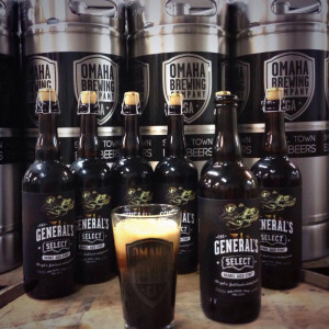 General's Select Bourbon Barrel-Aged Stout - photograph courtesy of Omaha Brewing Company