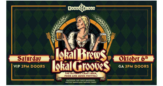 Celebrate Oktoberfest with ‘Lokal Brews, Lokal Grooves’ at House of Blues Anaheim