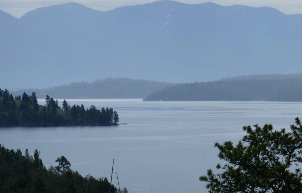 On the drive to Kalispell, Montana - Flathead Lake