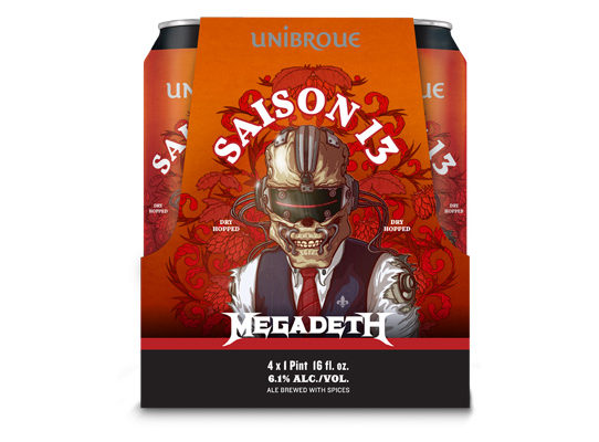 Unibroue Teams with Megadeth for Launch of SAISON 13